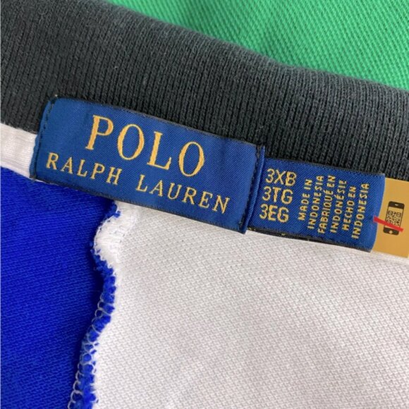 Polo by Ralph Lauren Big Pony Colorblock Polo Shirt 3XL - Picture 3 of 13